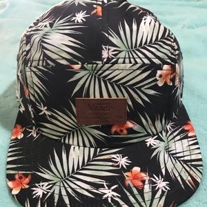 Vans brand 5 panel tropical hat